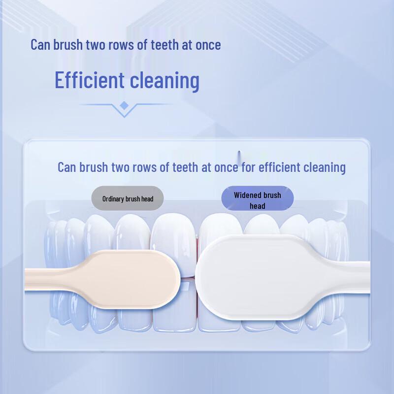 Shuke+ Wide-Head Soft Bristle Bamboo Charcoal Toothbrush 2-Pack