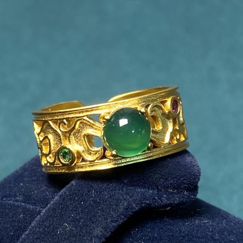 Unique Design Adjustable Copper Ring With Geometric Style For Women Fashion Jewelry