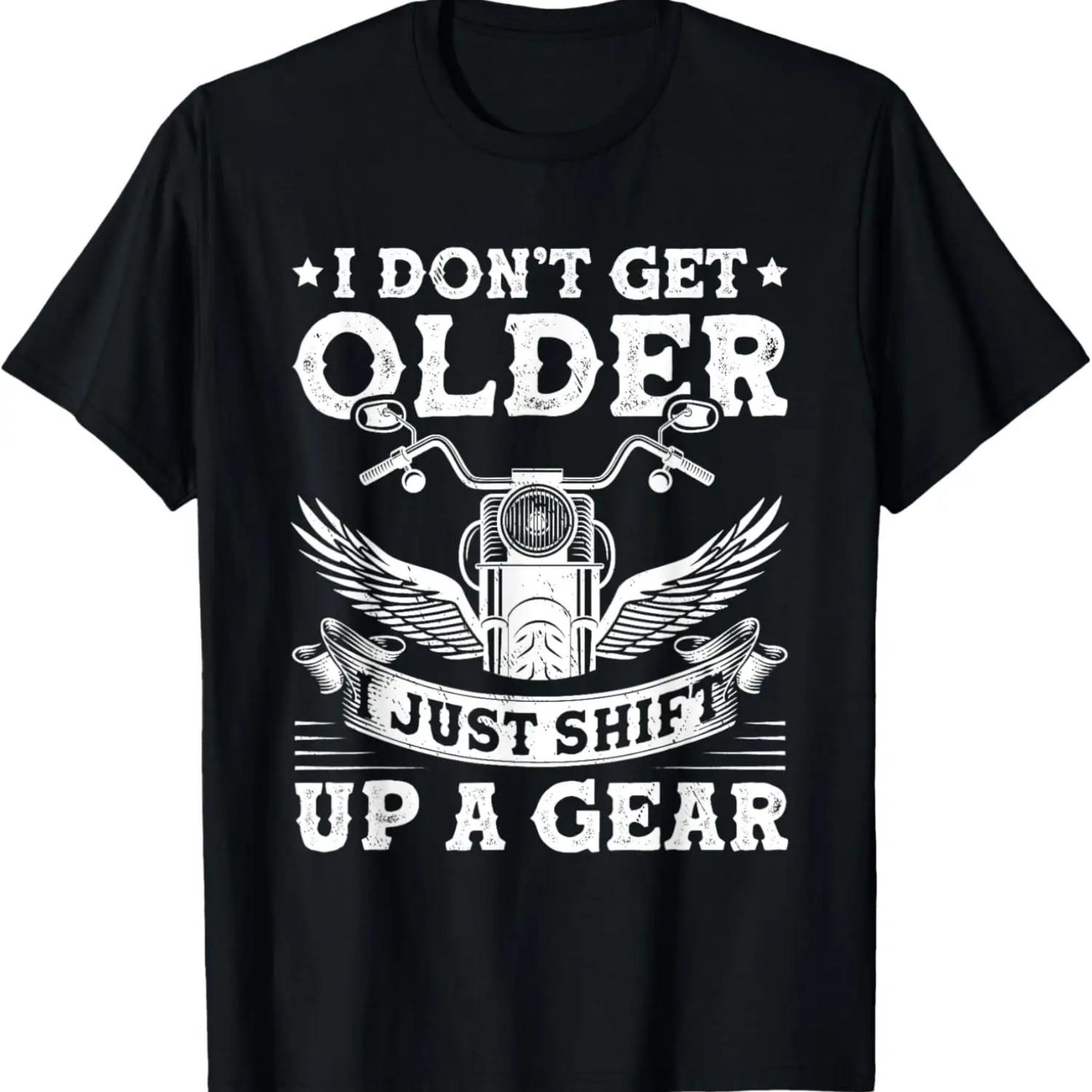 Футболка Born To Ride подарок для мотоциклиста S