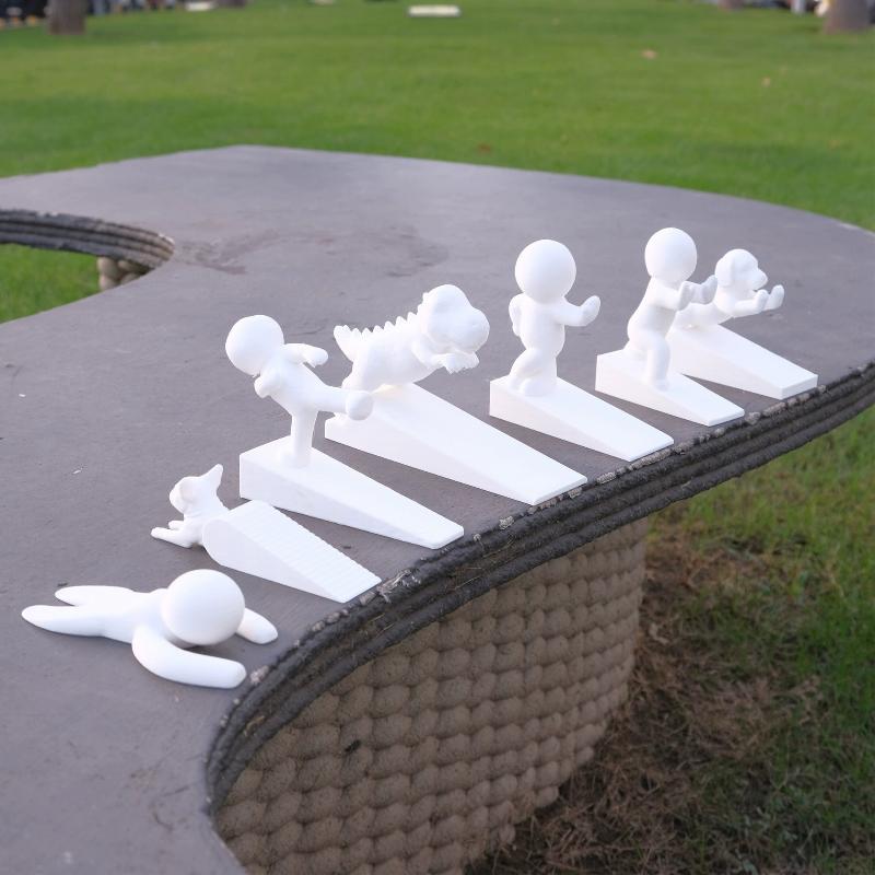 Cute Decorative Door Stopper Flexible And Movable Door Stopper To Protect Walls Home Decoration
