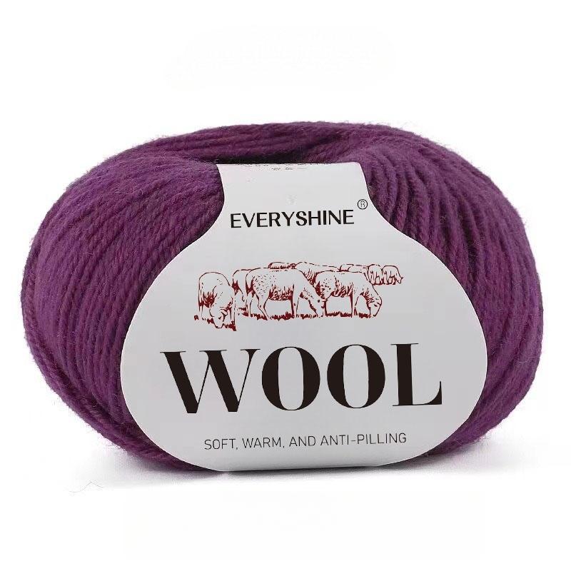 

6 упаковок пряжи из смеси шерсти (50г/шт., 120м) Мягкая и теплая разноцветная пряжа для вязания спицами и крючком для свитеров, средней толщины, спицы/крючки 2,0-3,0 мм