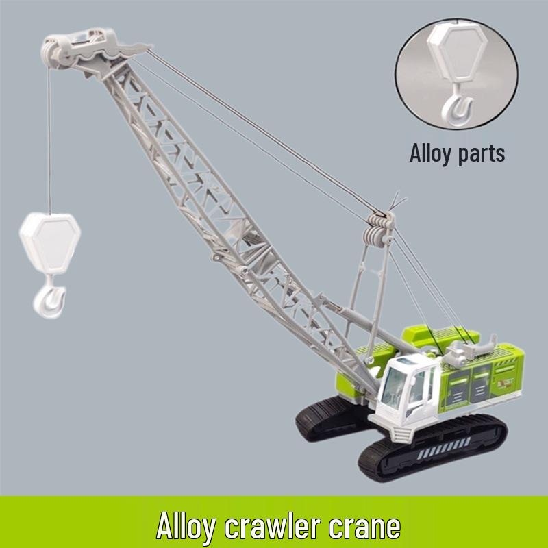 Children's Alloy Construction Vehicle Set - Dump Truck, Mixer, Tanker, Bulldozer, Crane, Excavator