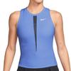 Nike Court Advantage Round Neck Ribbed Sleeveless Fitted Tank Top Women tops HJ8249-494