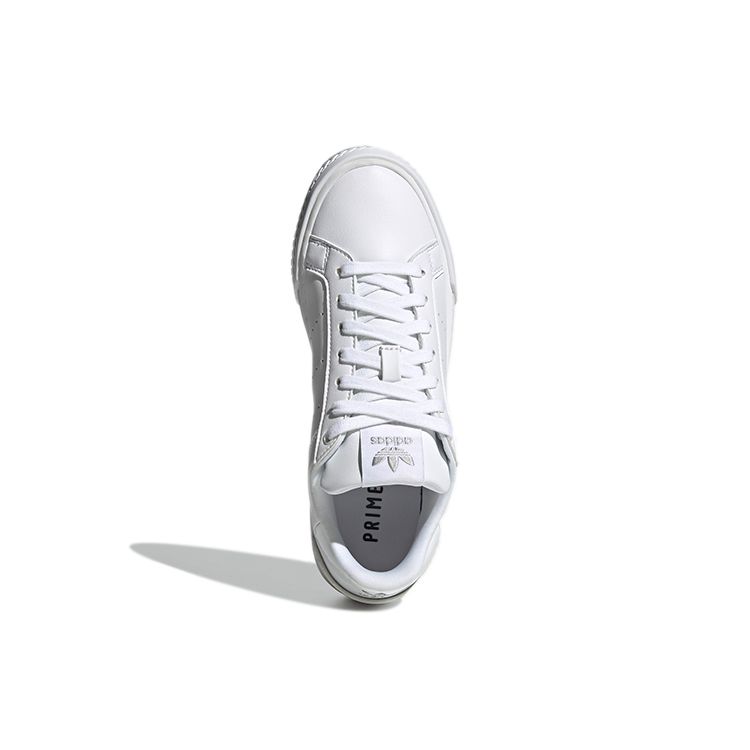 Adidas  Court Tourino Triple White Women Sneakers Cloud-White Silver-Metallic H05280
