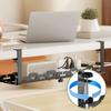 Under Desk Cable Management Adjustable Carbon Steel Multifunctional Desk Wire Organizer for Home School Office