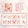 20pcs/pack PET Gilded Butterfly Stickers DIY Scrapbooking Collage Supplies Creative Decor Stationery Aesthetics Stickers
