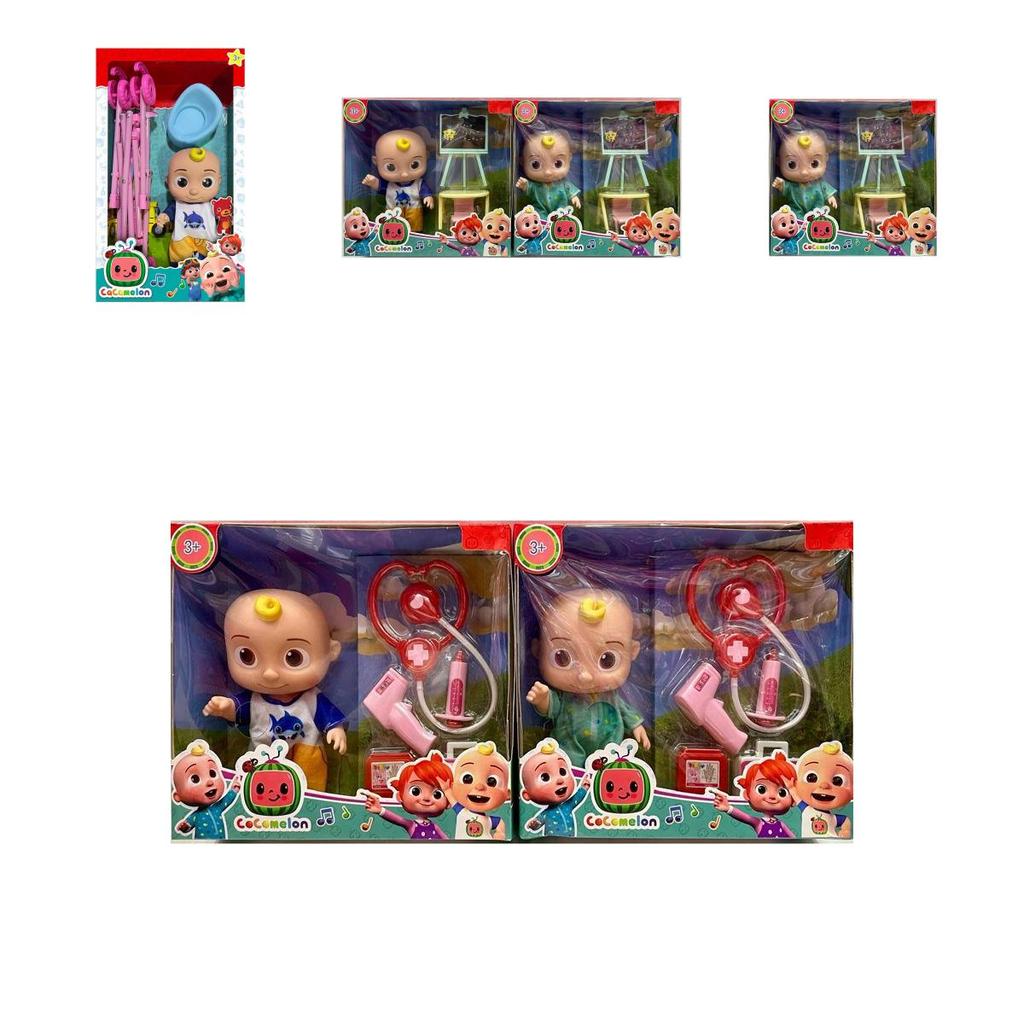 Adorabilă Păpușă de Pluș Cocomelon Baby Jj cu Cutie Muzicală pentru Joacă Interactivă Distractivă