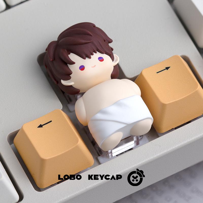 Big Head Love & Space Resin Keycap for Universal Mechanical Keyboards (ESC)