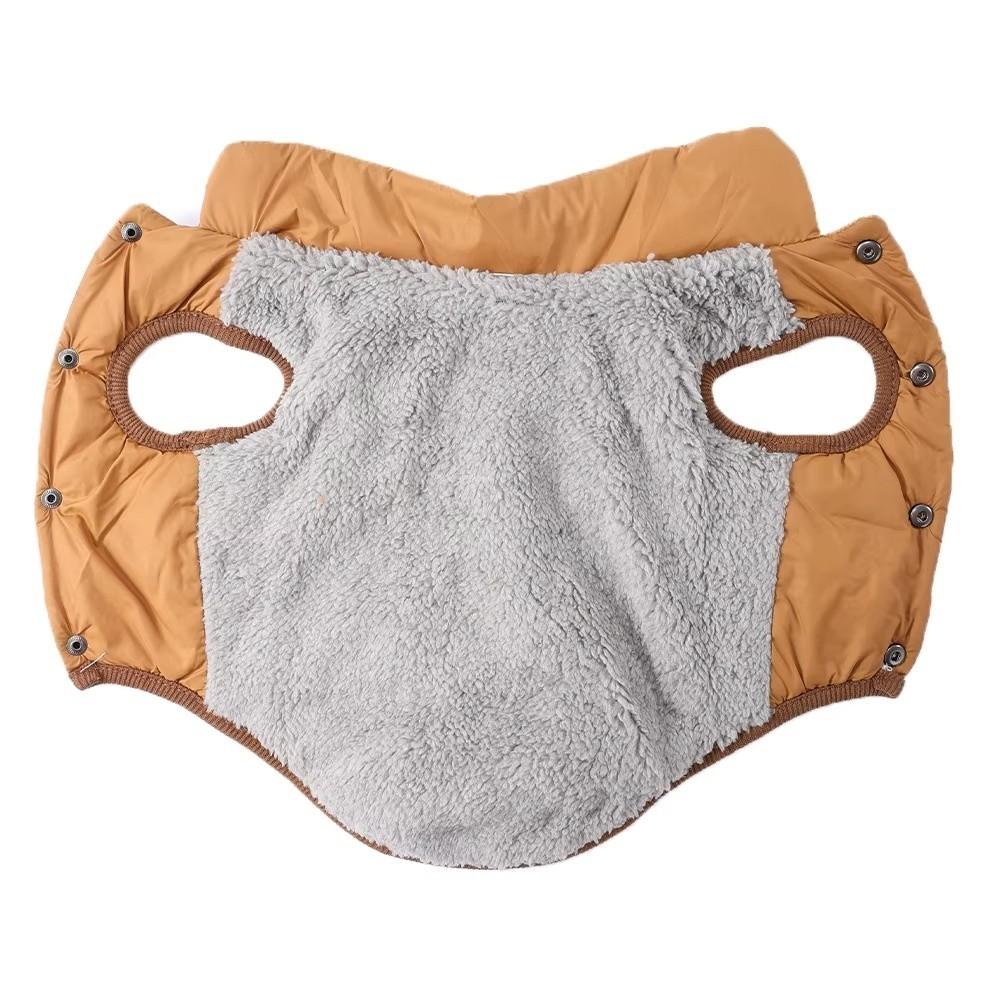Winter Dog Hiking Jacket Fleece Dog Bodysuit Fashion Dog Warm Clothes for Small Medium Dog
