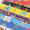 12Pcs Cartoon Monster Balloon Happy Birthday Slap Circle Bracelets Wristband Toys for Kids Birthday Baby Shower Party Favors
