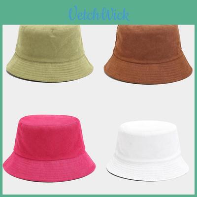 Sombrero de Pescador de Pana Vintage para Mujeres y Hombres con Protección Solar para Actividades al Aire Libre