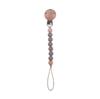 Beech Wood Chew Silicone Bead Pacifier Clips Dummy Chain Holder Newborn Soother Chains Nipple Holder Baby Teething Toys Gifts