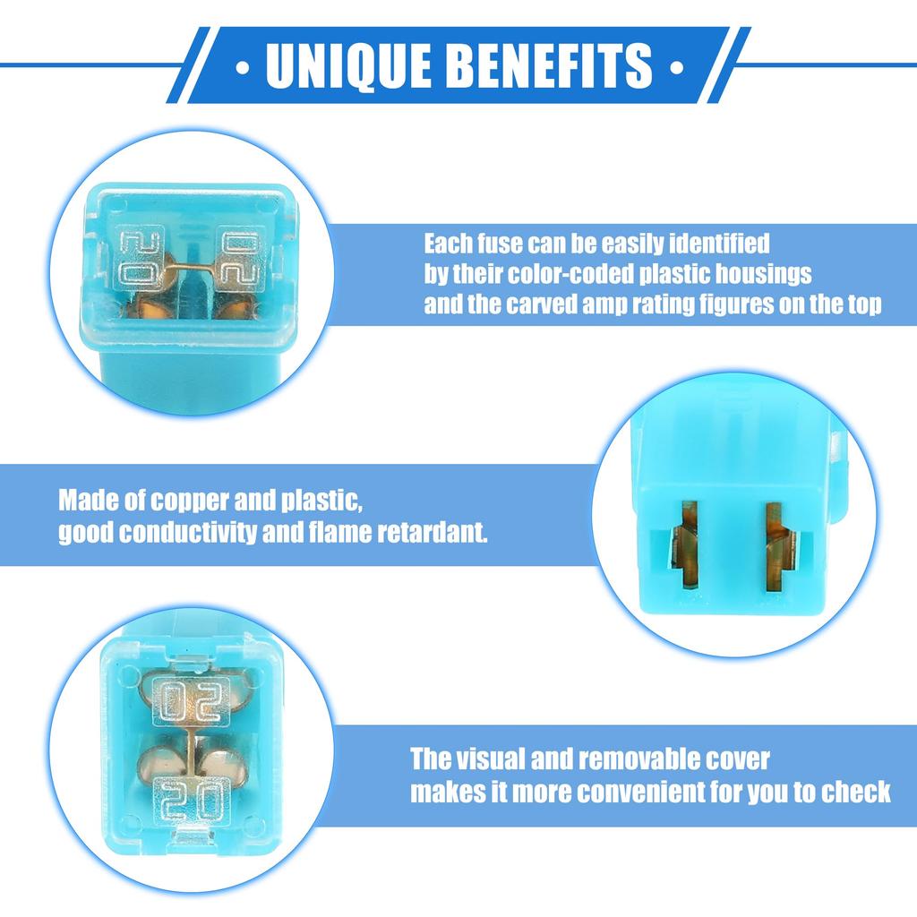 Eine ABSOPRO Sicherungskasten Mini-Box Sicherung 20A 30A 40A 50A 60A Universal für