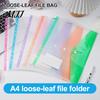 Schutzhüllen für Büro-Dokumententasche, 11-Loch-Loseblatt-Design, Hochtransparente Blattprotektoren, Ringbuch-Einstecktaschen mit
