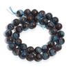 4 6 8 10 12mm Natural Stone Beads Blue Golden Color Stone Round Loose Beads For Jewelry Making DIY Bracelet Necklace Accessories