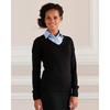 Russell Collection Ladies/Womens V-Neck Knitted Pullover Sweatshirt