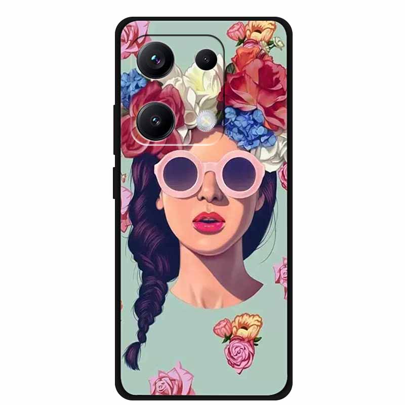 For Xiaomi Redmi Note 14S Case 2025 Soft Black TPU Phone Case Redmi Note 14S Silicone Back Cover For Redmi Note 14S 14 S Fundas