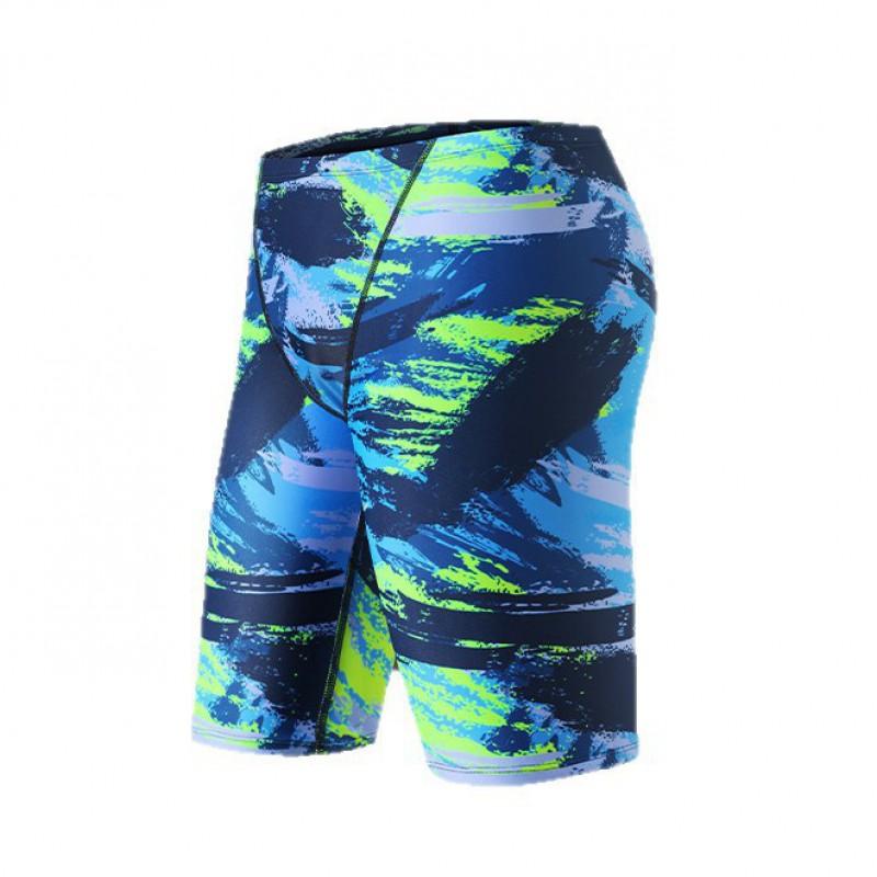 Mens Quick-Dry Breathable Microfiber Boxer Brief Swim Trunks Water Sports Surfing Diving