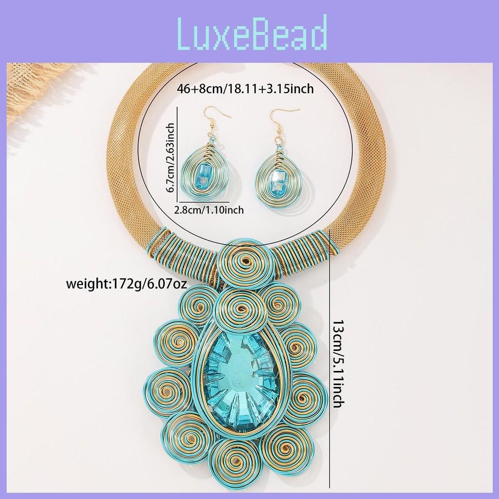 Jewelry Set Creative With Electroplated Crystal Accessories And Modern Style For Fashion Enthusiasts