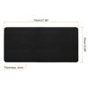 PATIKIL 70x33cm Desk Mat Protector Felt Dual Side Mouse Pad Writing Mat for Office Home Black