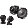 10cm Separate Carrozzeria TS-F1050S Custom-Fit 2-Way Speakers, High-Resolution Compatible,