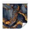 Navy Blue and Rust Ink Wallpaper for Living Room and Bedroom 50x1000