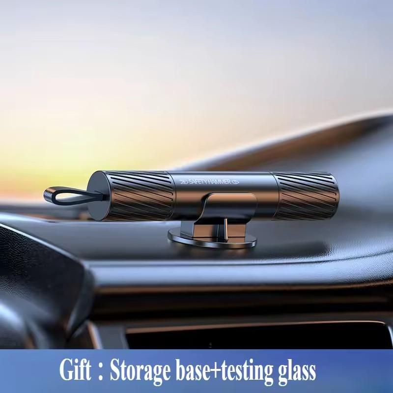 Car Safety Hammer Emergency Glass Breaker Seat Belt Cutter High Hardness Tungsten Steel 2 in 1 Rescue Tool Auto Accessories