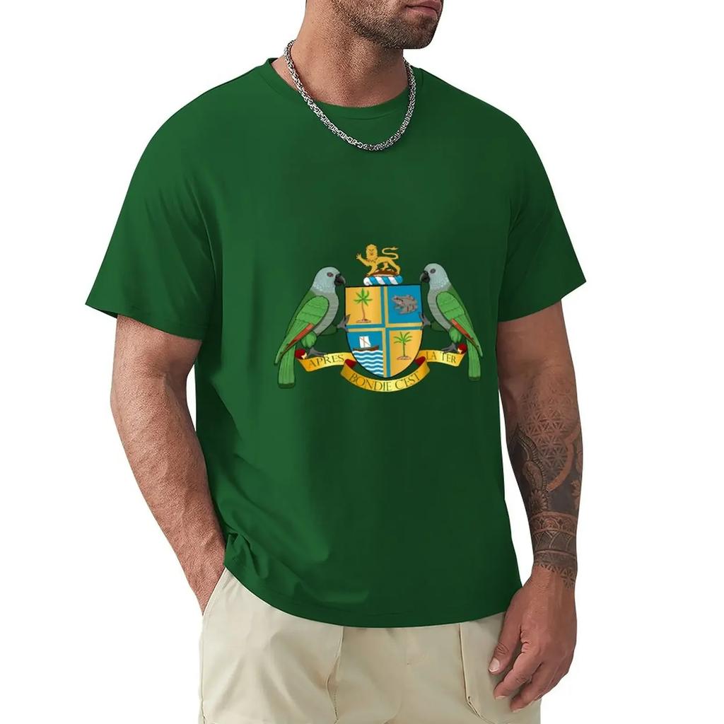 Coat of arms of Dominica T-Shirt boys animal print summer clothes T-shirt summer top customs t shirts