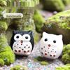 Small Owl Moss Micro-Landscape Ornaments - 4 Colors, DIY Resin Decorations