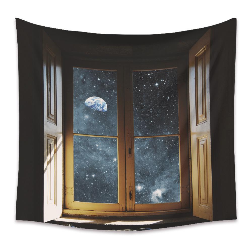 VIKAMA Home Bohemian Tapestry Room Decoration Hanging Cloth Background Cloth Ins Wind Hanging Cloth Landscape Tapestry