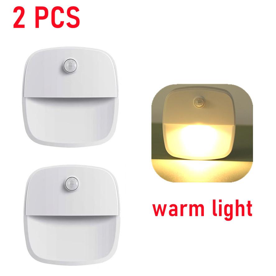 LED Night Light Cabinet Lights Smart Motion Sensor Light Wall Lamp for Home Aisle WC Hallway Stair Kitchen Bedroom Night Lamp