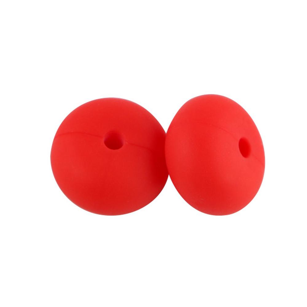 25Pcs/lot 14mm Abacus Silicone Lentil Beads Loose Bead For Jewelry Making DIY Jewelry Accessories Keychain Beaded Pen Bracelets