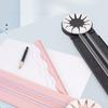 12 In 1 Rotary Paper Trimmer Multi-Functional Cutting Tool Hand-Cutting Paper Trimmer DIY Dashed Straight Line Wavy Line Cutter