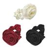 Girls Hair Scrunchies Satin Rose Hair Ties Elastics Ponytail Holders