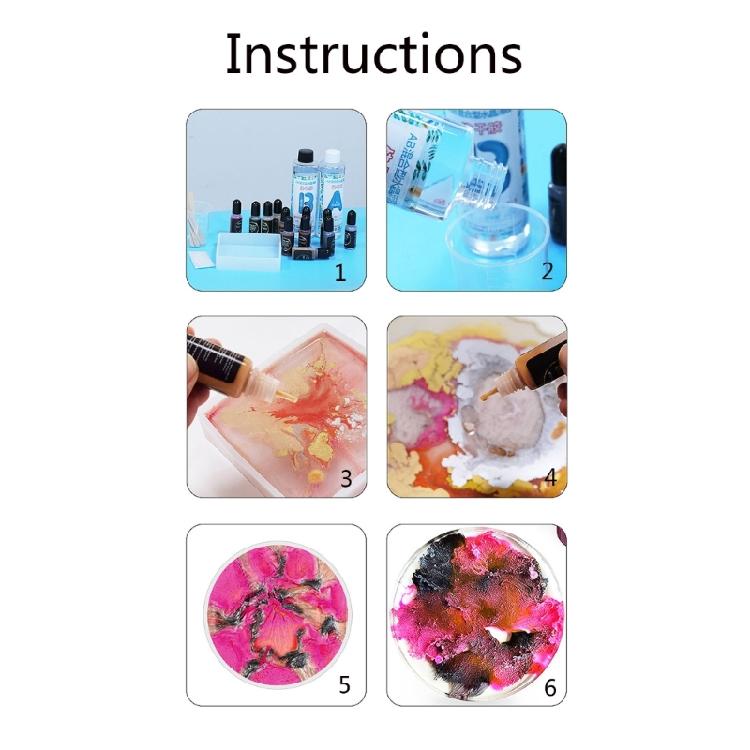 Alcohol Ink-12 Kinds of Colors Alcohol Inks Are Suitable for Resin Paint