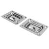 76 X 57mm 2PCS Flush Lift Pull Ring Handle 304 Stainless Steel Durable Flush Mount Recessed Pull Handle