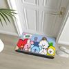 Cute A-bt21S Cartoon Carpet Bathroom Anti-slip Mat Door Mat Home Decoration Mat Entrance Door Mat Scratch-resistant Door Mat