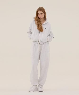 Dangledrop [Set] Dgdp Square Zip-Up Hooded Jogger Training Set (Type A)