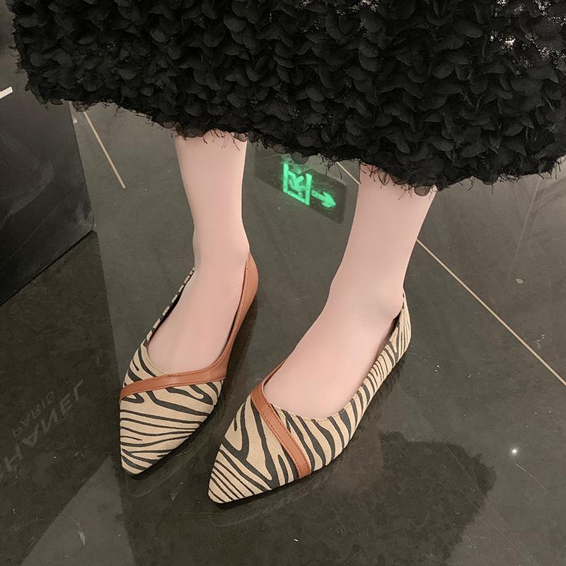 Simple Solid Coloured Women's Flats Classic Fashionable Style Pointed Toe Suitable for Business Office Comfortable To Wear