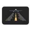 Personalized Plane Arrivals And Departures Doormat Mat Anti-Slip Plane Aviation Airplane Kitchen Bath Garden Rug Carpet 40*60cm