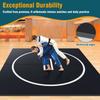 10'x10' Flexi-Roll Wrestling Mat 1.18" Thick BJJ Judo MMA Jiu Jitsu Yoga Martial Arts Mat for Home Gym & Training Art Boxing