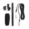 ABS Metal Wired Professional Interview Microphone with XLR Cable and Windscreen for Video Camcorders, DSLRs, and DV Cameras