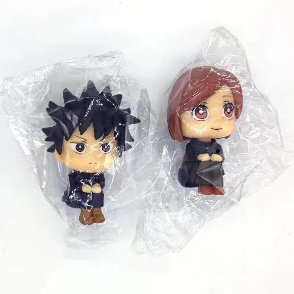 1-10pcsOriginal Jujutsu Kaisen Anime Figure Look Up Kkotsu Yuta Geto Suguru Anime Figure Q Version Cute Model Toys