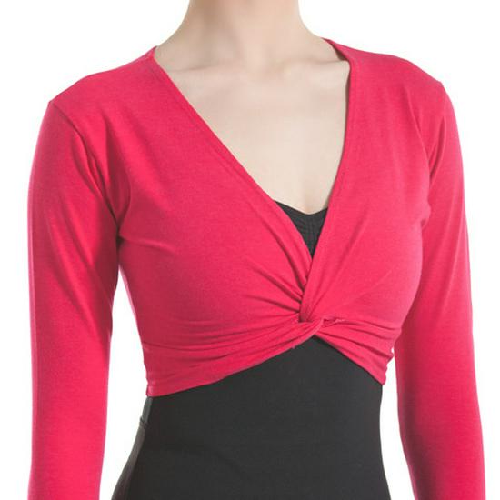 

Женский балетный купальник с V-образным вырезом и длинными рукавами и комплект с кардиганом с запахом 16# [138-145 cm]