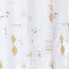 Shower Curtains Painting Print Peva White Bathroom Curtain Waterproof Mildew Proof Modern Style With Hooks For Toilet 200Cm