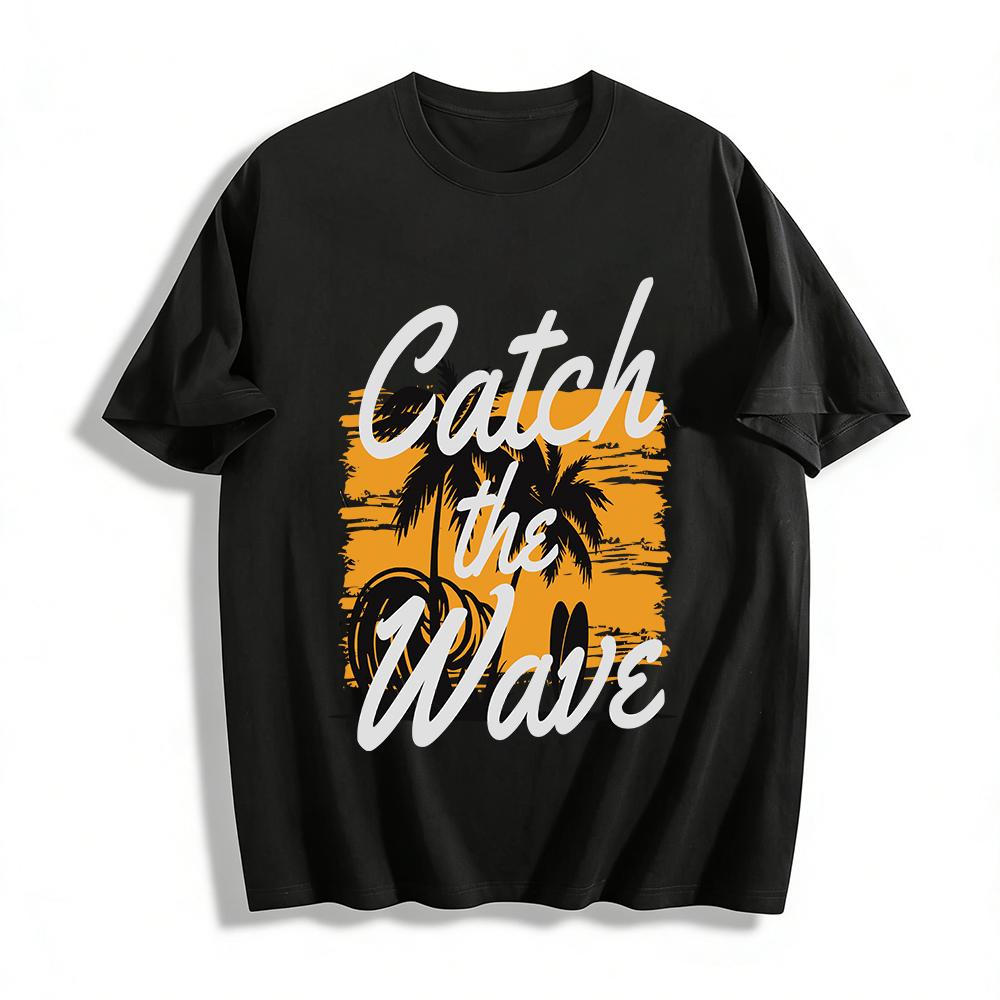 Catch the WaveT Pure cotton T-shirt XXS