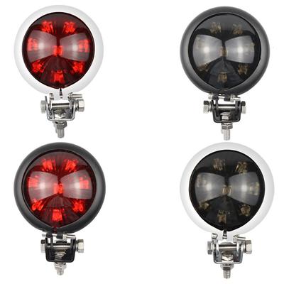 Motocyklové led brzdové koncové světlo signální světlo 12v Retro malé kulaté zadní světlo zadní brzdové světlo upravené díly