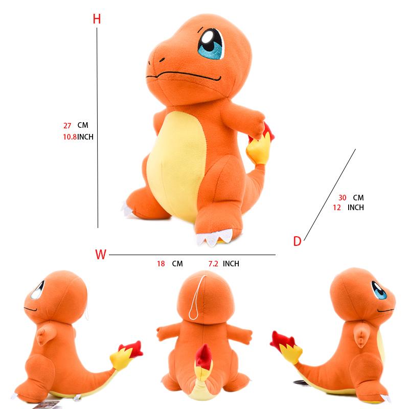 25 Styles Plush Toys Shiny Dragonair Rayquaza Gyarados Charizard Charmander Lycanroc Vulpix Lucario Stuffed Peluche Doll