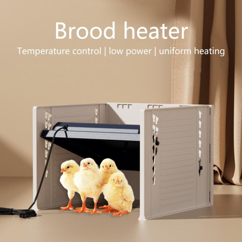 Height Adjustable Chicken Brooder Heater Automatic Chick Heating Plate for Baby Chick and Duckling