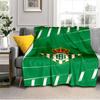 Football Betis Crest Design Blanket Lightweight Ideal Bedding Blanket Perfect for Travel, Camping, Living Rooms, Offices, Sofas, Fan Christmas gift